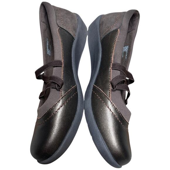 EARTH ORIGINS Leslie Women's 9.5W Leather Slip On Ballet Flats Shoes *READ* - Picture 10 of 16